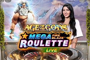 Mega Fire Blaze Age Of Gods Roulette Live - DEMO MBS